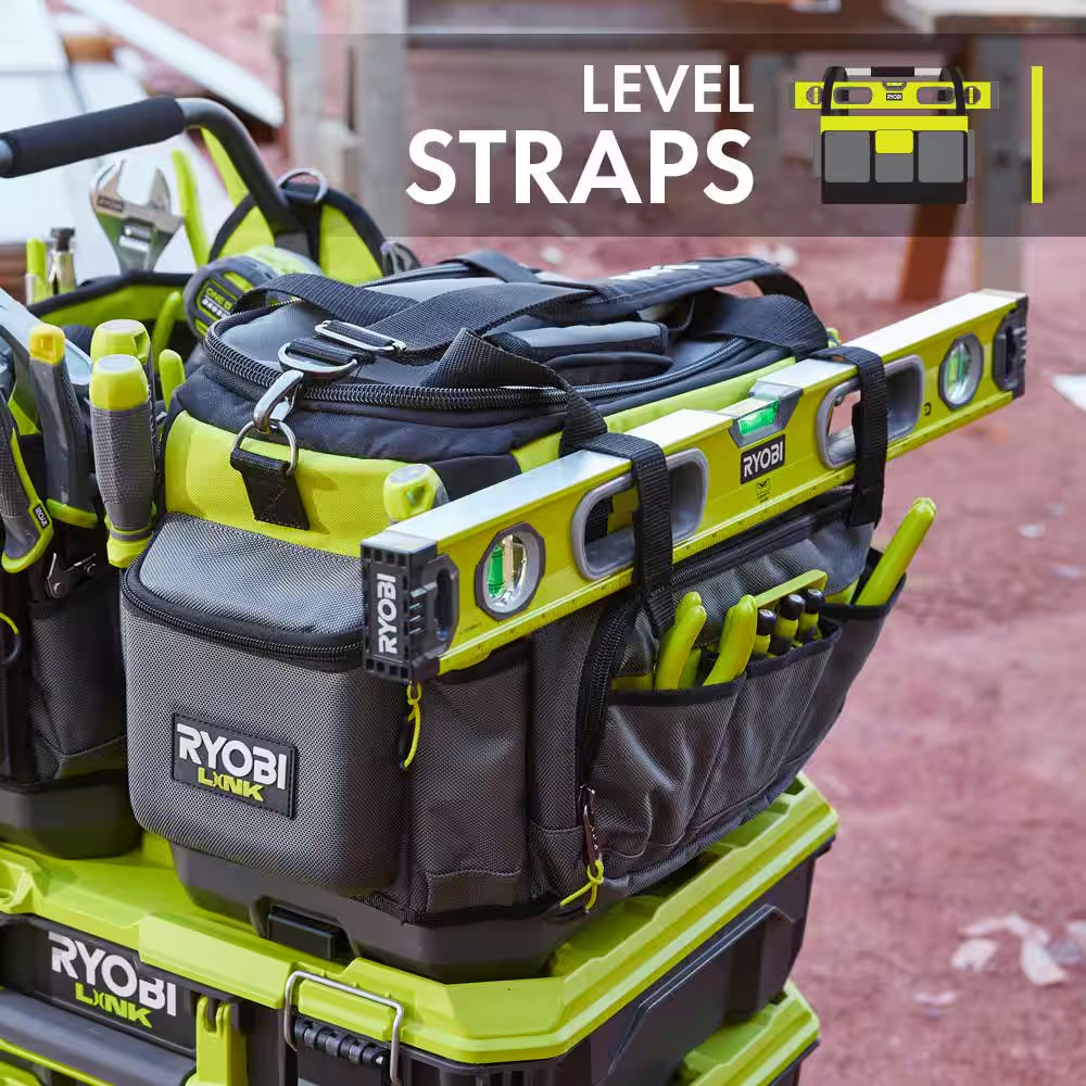 NEW Durable Portable and Compatible with RYOBI LINK System Tool Bag 42 Pockets