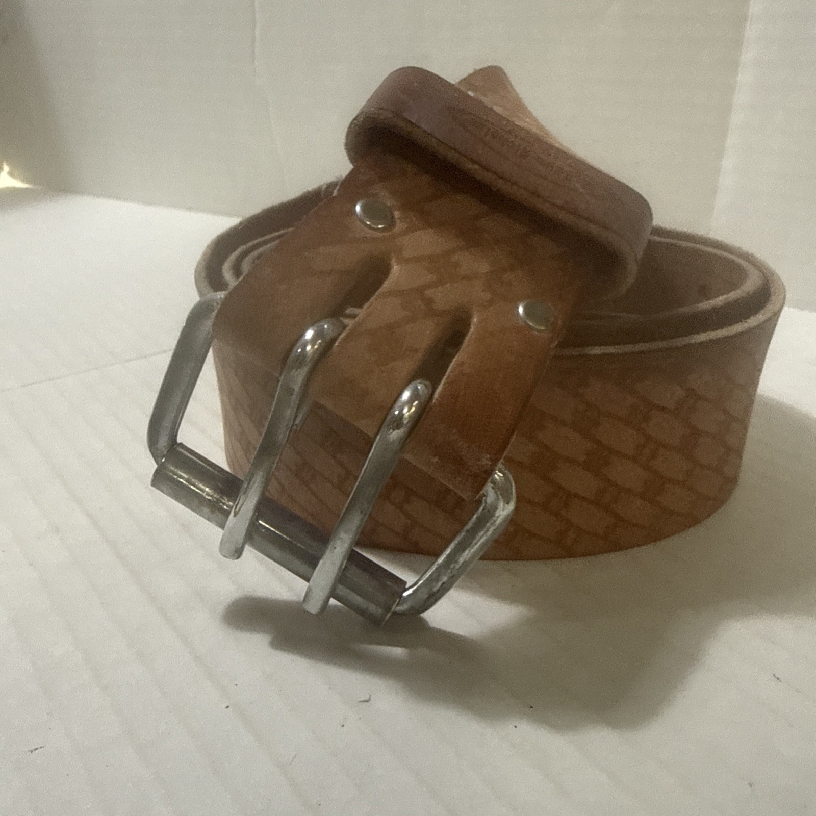 McGuire Nicholas 50″ Strap Leather Prof Work Belt Tool Belt Raw Cow Hide