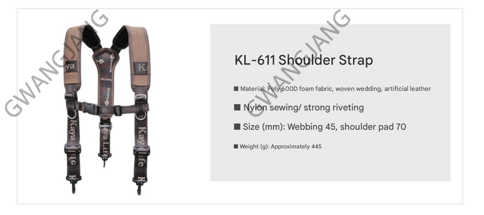 Kaya KL-600 Work Tool Belt Suspenders Drill Pouch Holder DIY Easy Hand Work aa