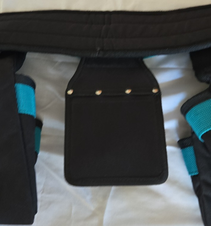 Makita Heavy Duty Tool Belt Back Support Strap Multiple Pouches 56″ Long NEW