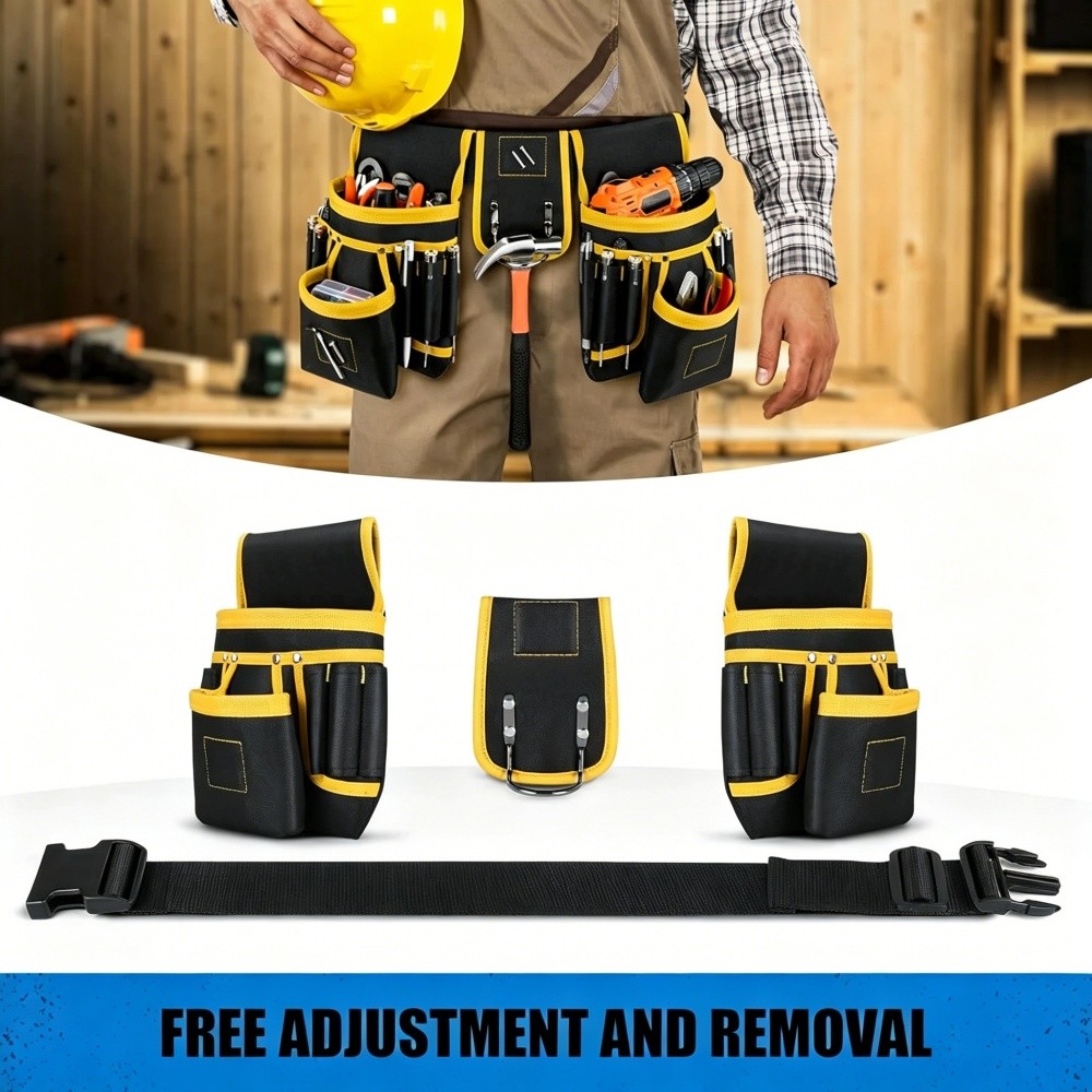 Magnetic Tool Belt for Men, 26 Pockets Heavy Duty Tool Pouch, Magnet Holster Nai