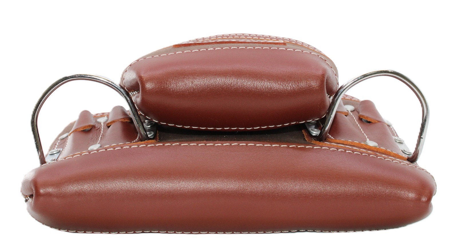USA PRO TOOLS Heavy Duty Polyester & Leather Tool Pouch with 2 Hammer Holders.