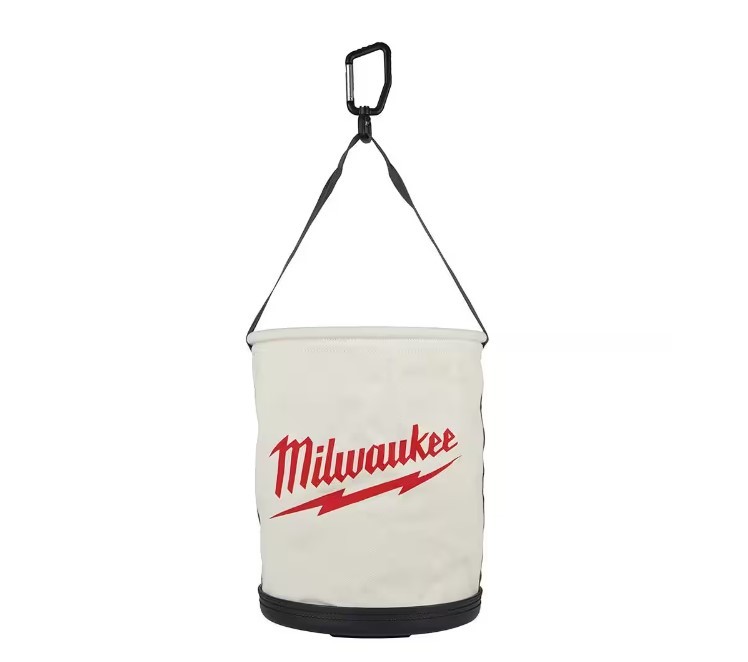 Milwaukee 48-22-8271 12″ Canvas Utility Bucket Tool Bag