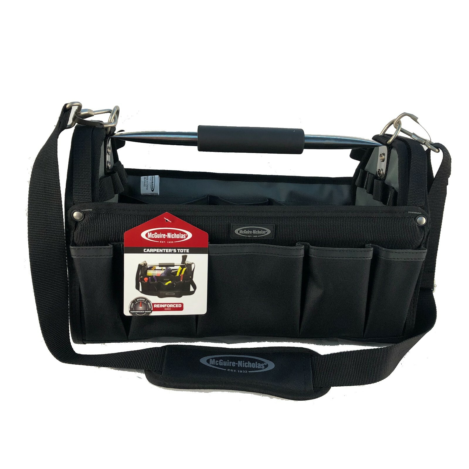 22217-1, 16» McGuire-Nicholas, Carpenter’s Tote, Plumber’s Tool Organizer