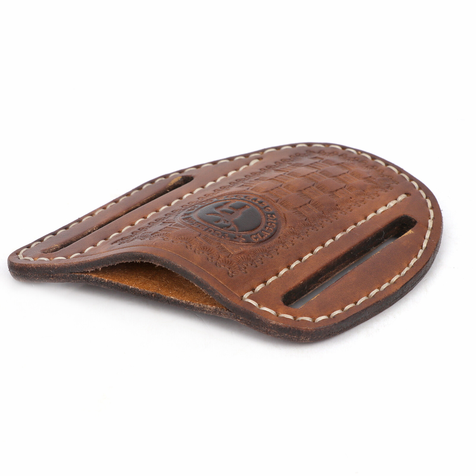 Leather Knife Sheath Belt Carry Pouch EDC Folding Pliers Tools Pocket