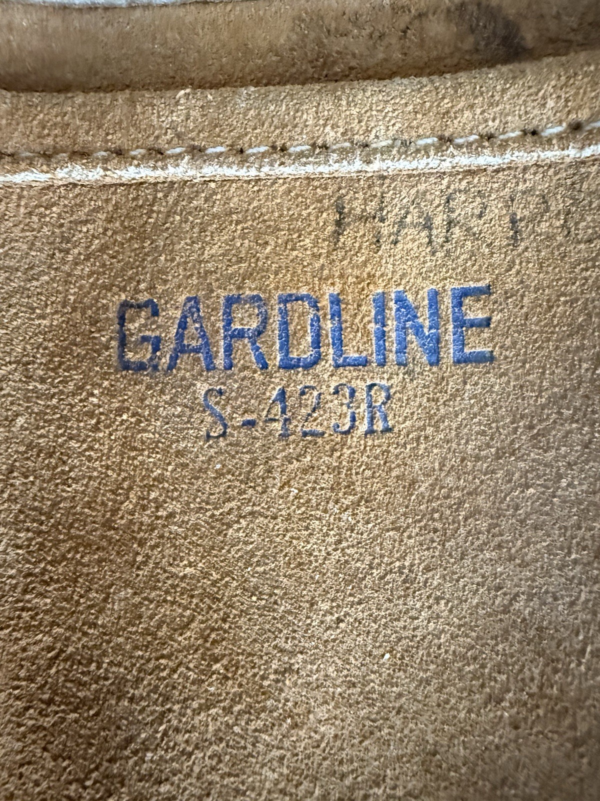 GARDLINE S-123R Tool belt carpenter Leather holder AS SHOWN, SEE REMARKS