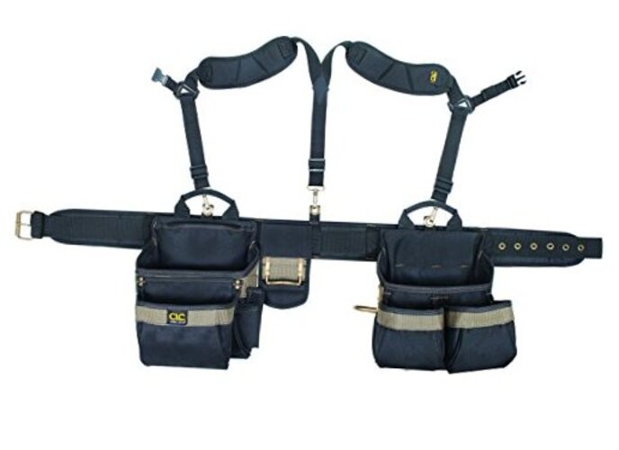 CLC 1614 20 Pocket, Heavy Duty Framers 5 Piece Comfortlift Combo Tool Belt