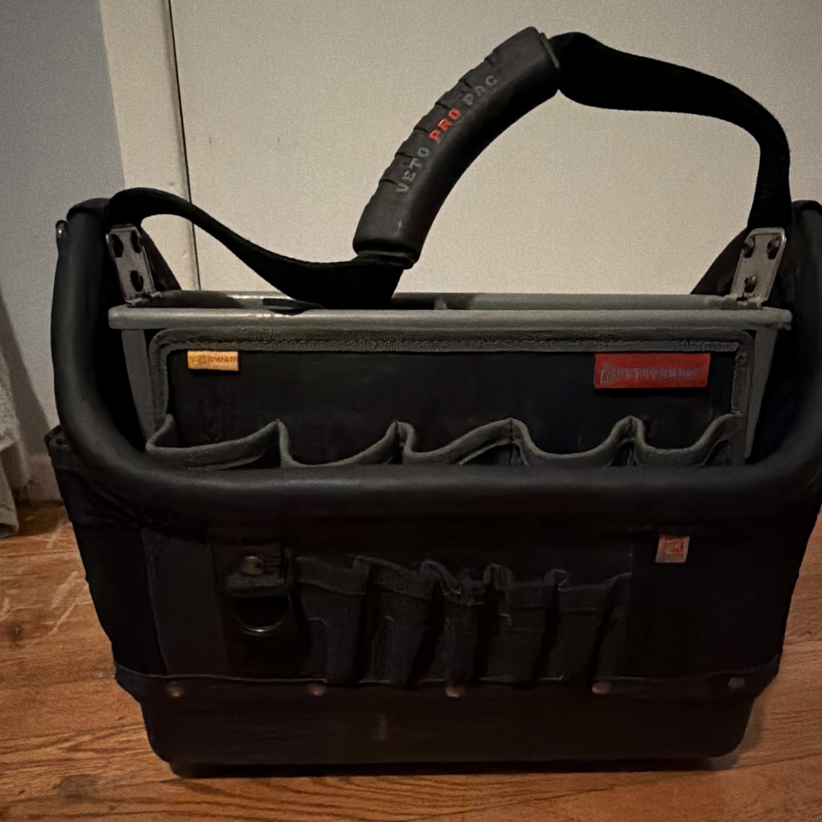 VETO PRO PAC Tech OT-LC Tool Bag Black Fabric w/ Handle Large 18x14x8.5″