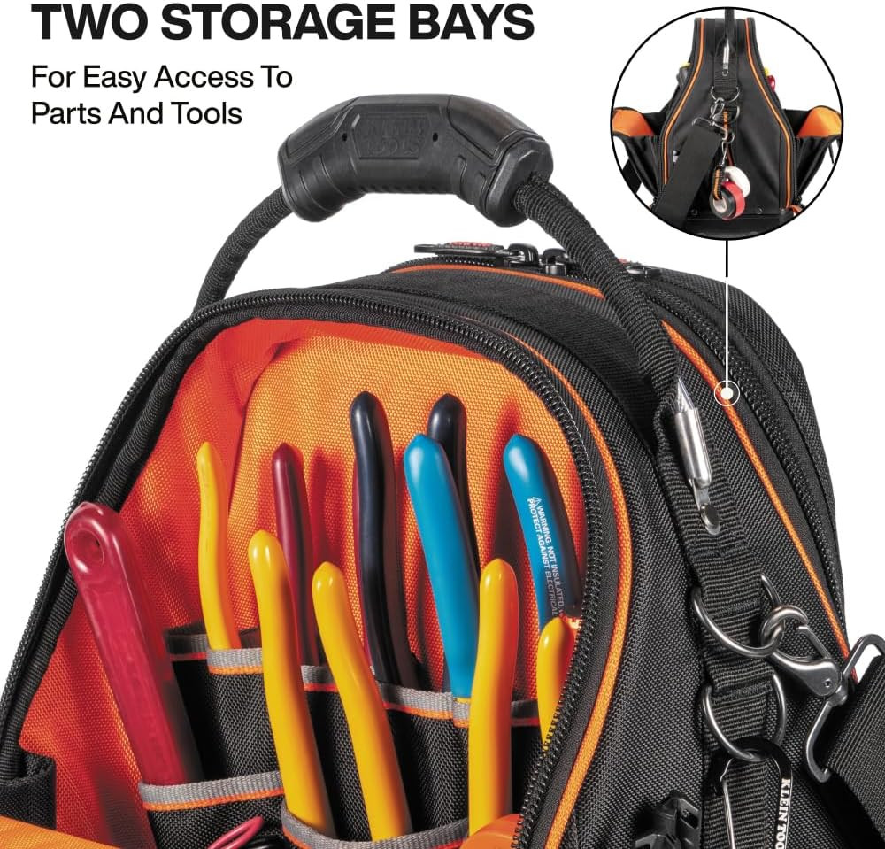 62804 Tool Runner Tool Bag Organizer for Electricians, HVAC, Plumbers, Technicia