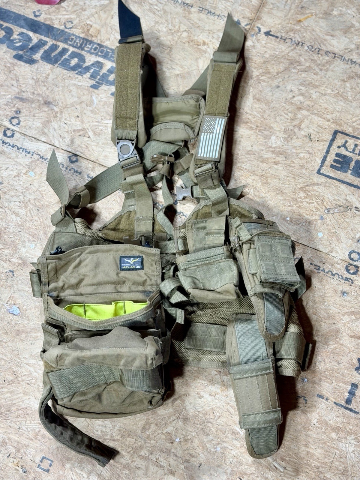 Atlas 46 Stratos Open Core Tool Vest With Tool Pouch Drill Save! Diamondback