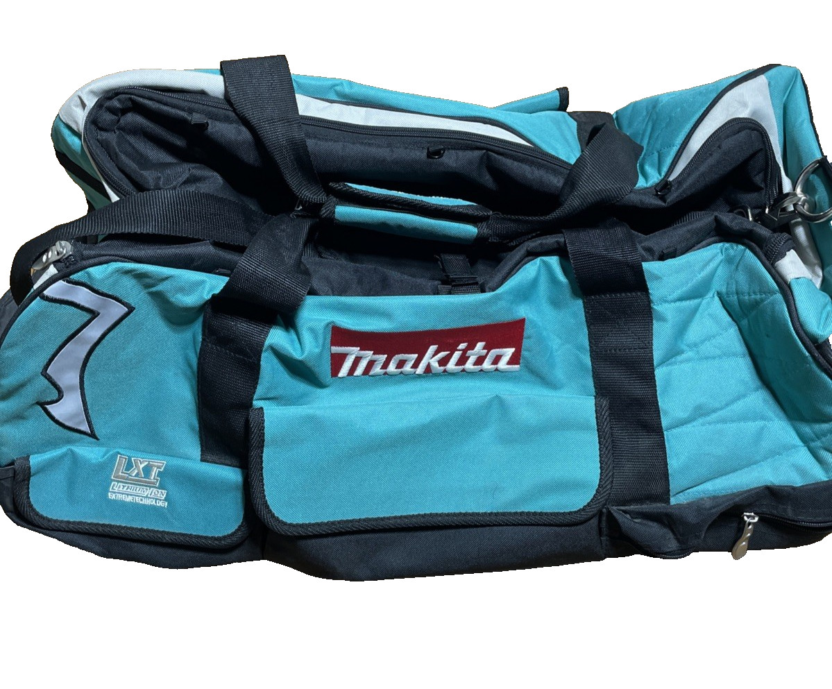 Makita Rolling Tool Bag 26” Teal Black LXT Wheeled Contractor Bag Telescoping Ha