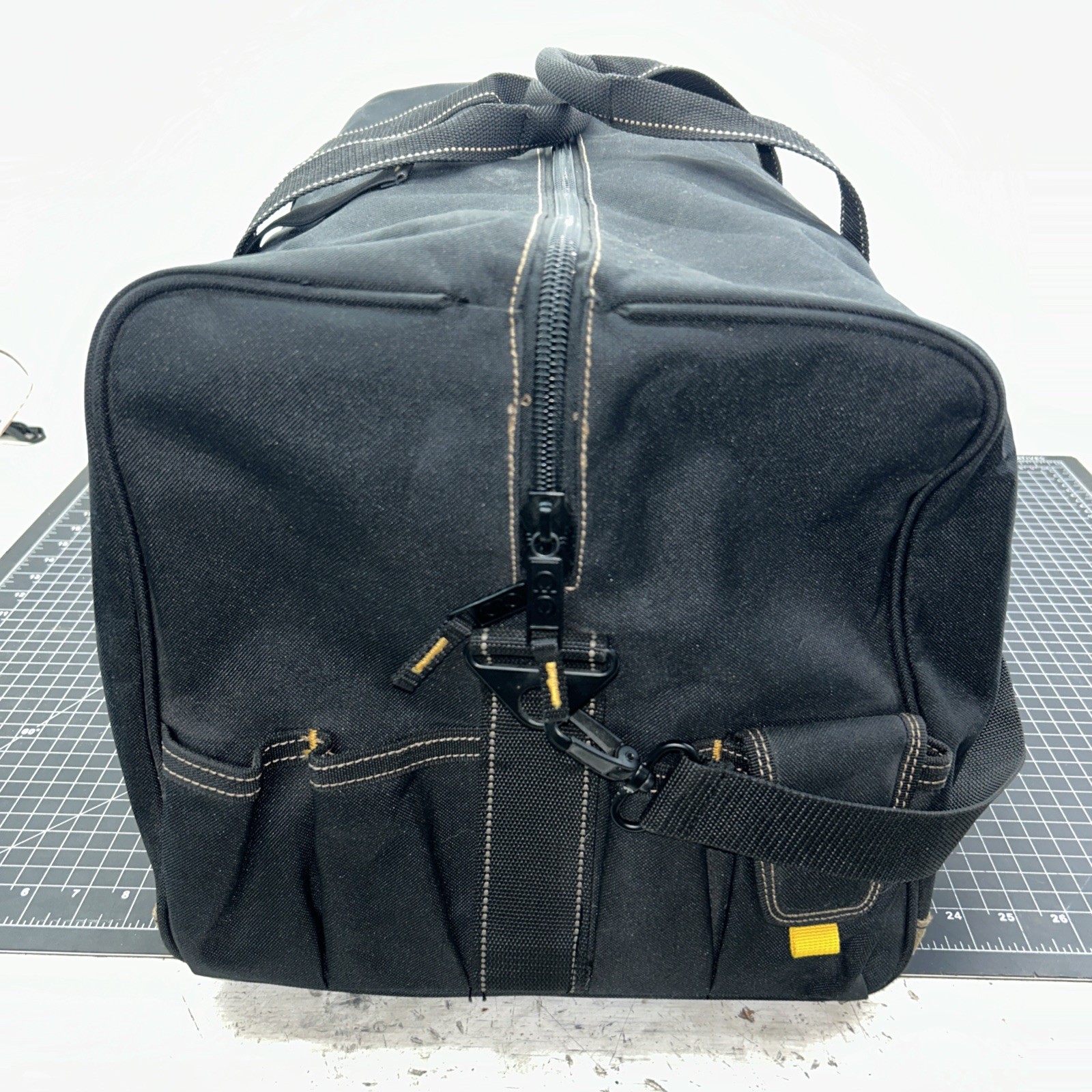 CLC Work Gear 1111 Tool Bag, Black, Polyester, 7 Pockets