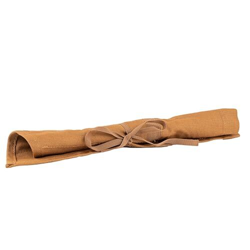 BucketBoss 70003 Tool and Wrench Set Roll with 11 Pockets in Brown