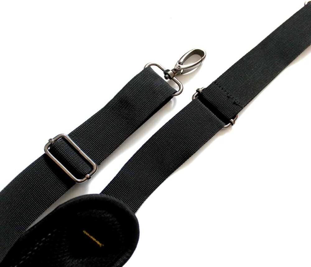 Black Padded Tool Belt Suspenders Adjustable Foam Comfort One Size Fits Most