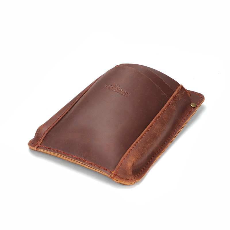 TOURBON Garden Tools Organizer Belt Pouch Women Leather Shoulder Bag for Gift