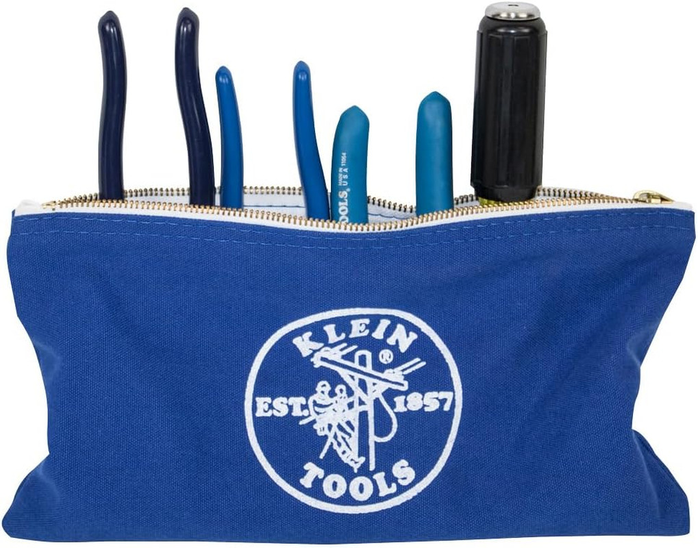Versatile 4-Pack Canvas Zipper Bags & 11-in-1 Ratcheting Screwdriver Set