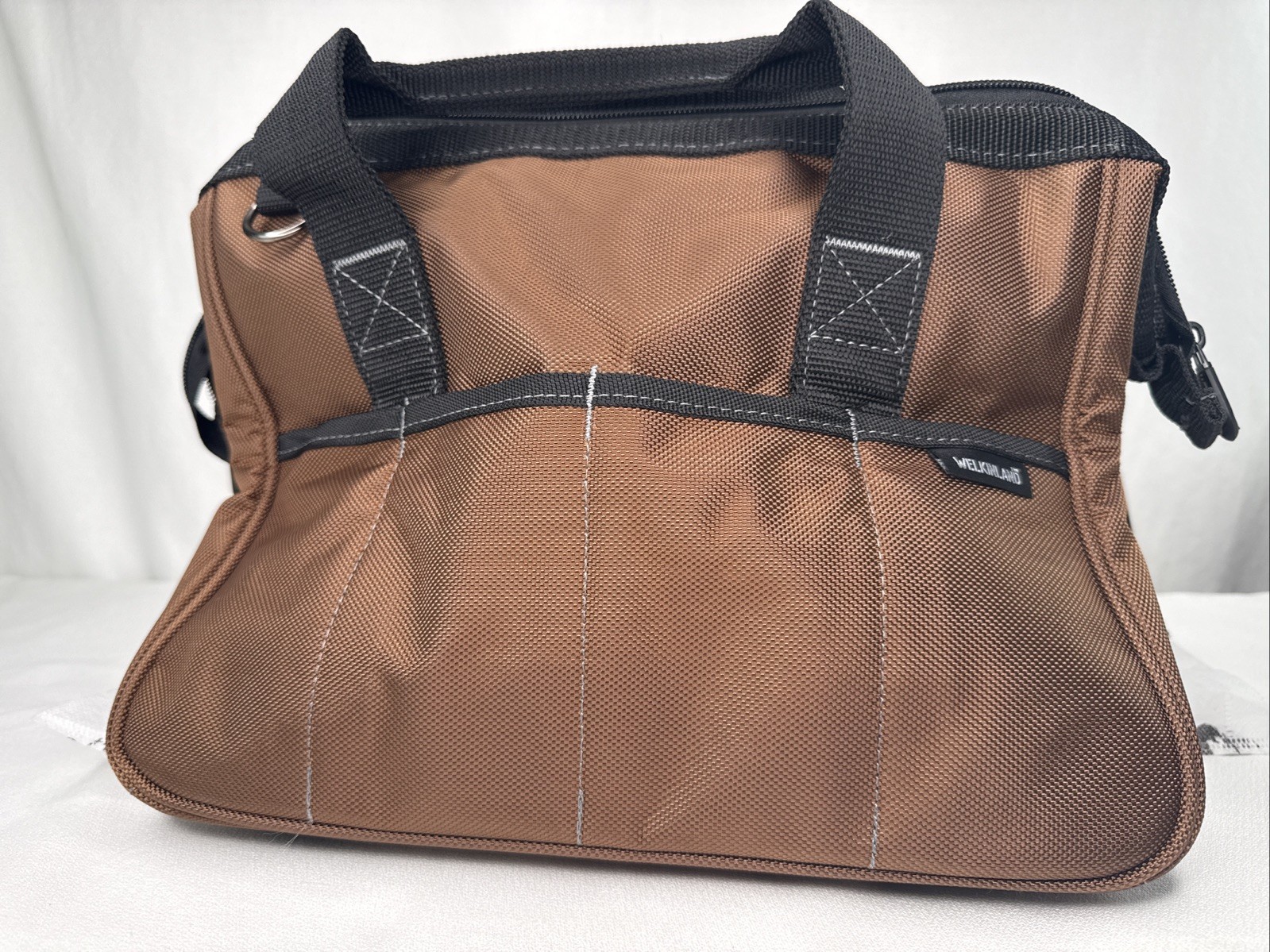 WELKINLAND Heavy Duty 14” Electrician Tool Bag – 16 Pockets
