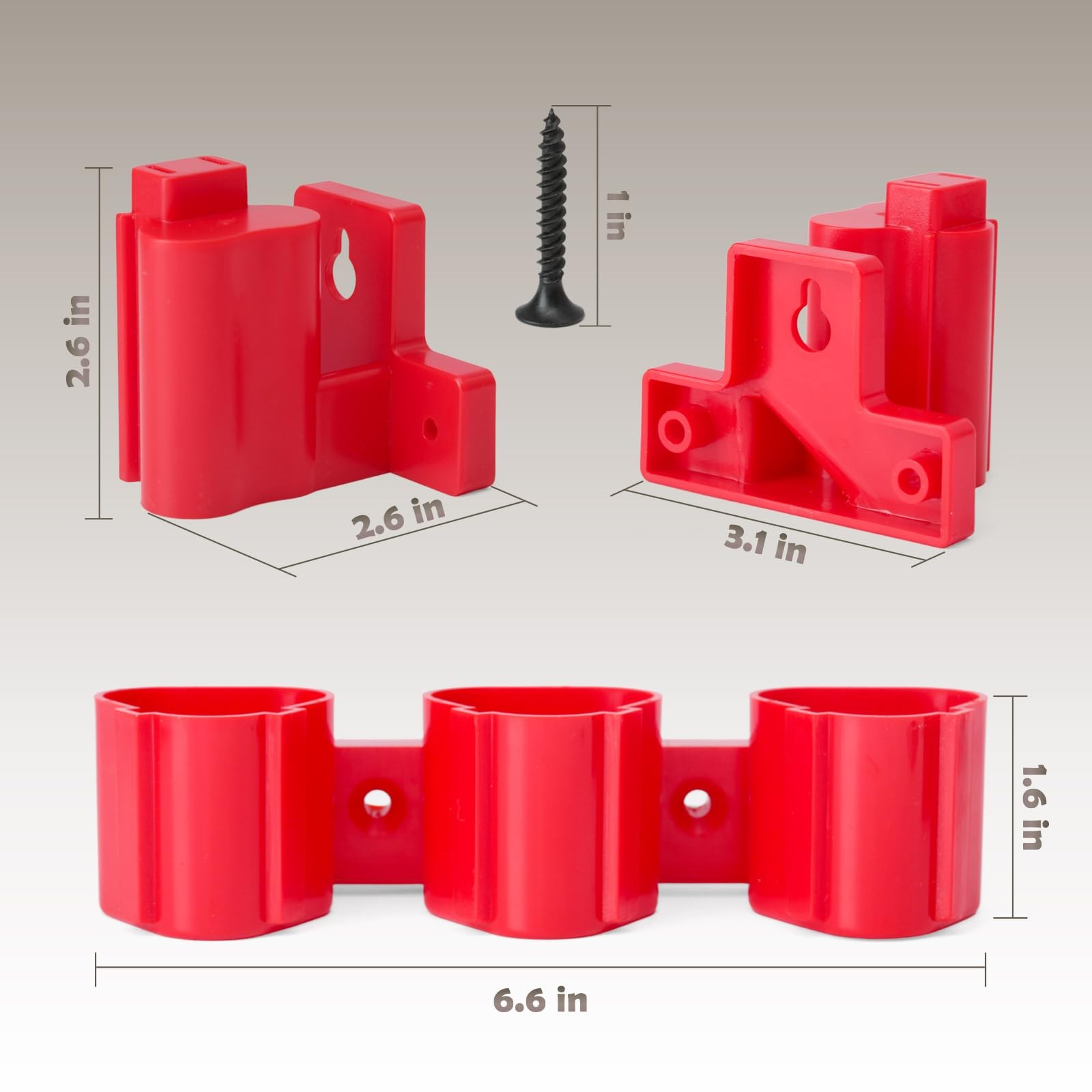 Tool Holders and Battery Holder Compatible with Milwaukee M12 12V Electric Dr…