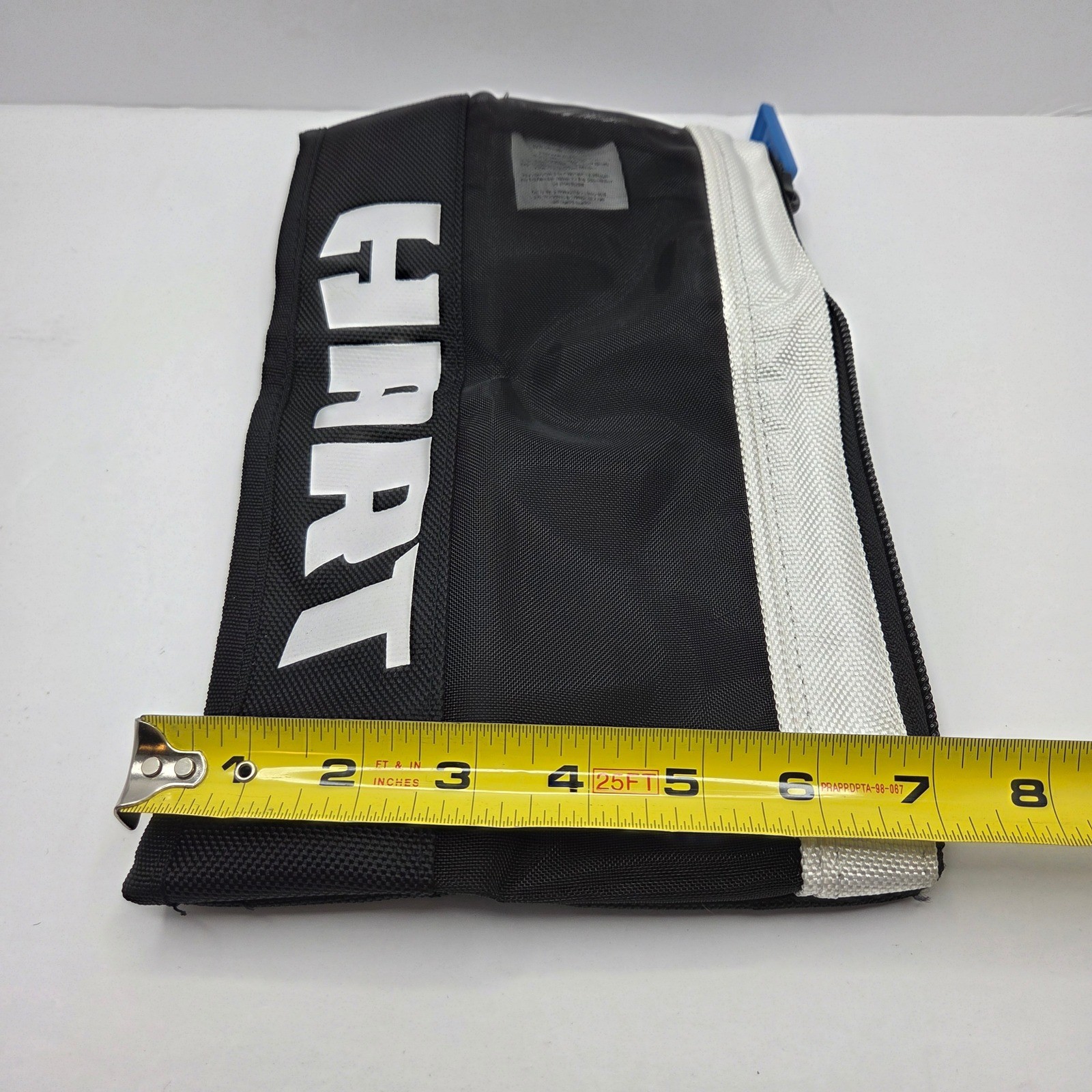 HART Tool Pouch Zippered Storage Bag HSZPW1 12×7 Black Blue Heavy Duty Utility