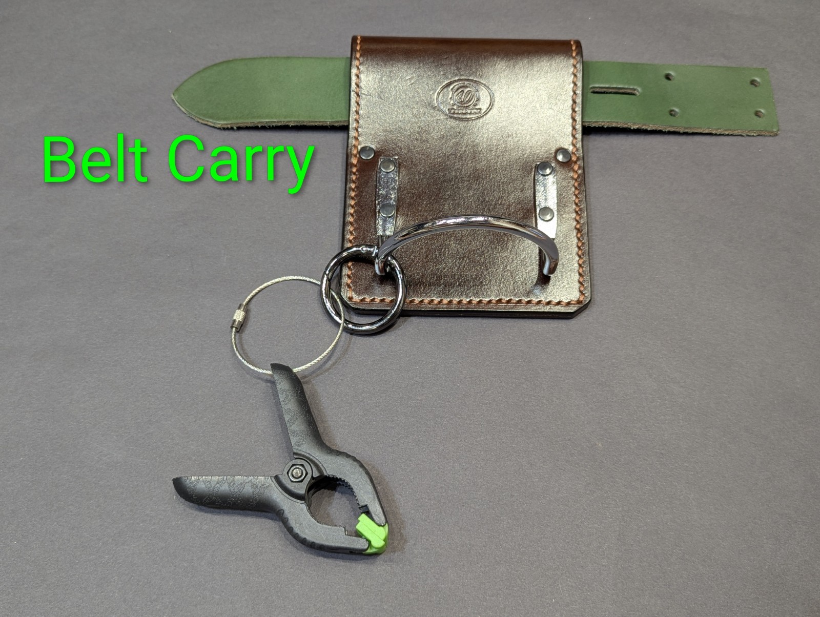 Hammer/Tool Handmade Leather Holster w/ Glove Clip «Only» (No Tools Included)