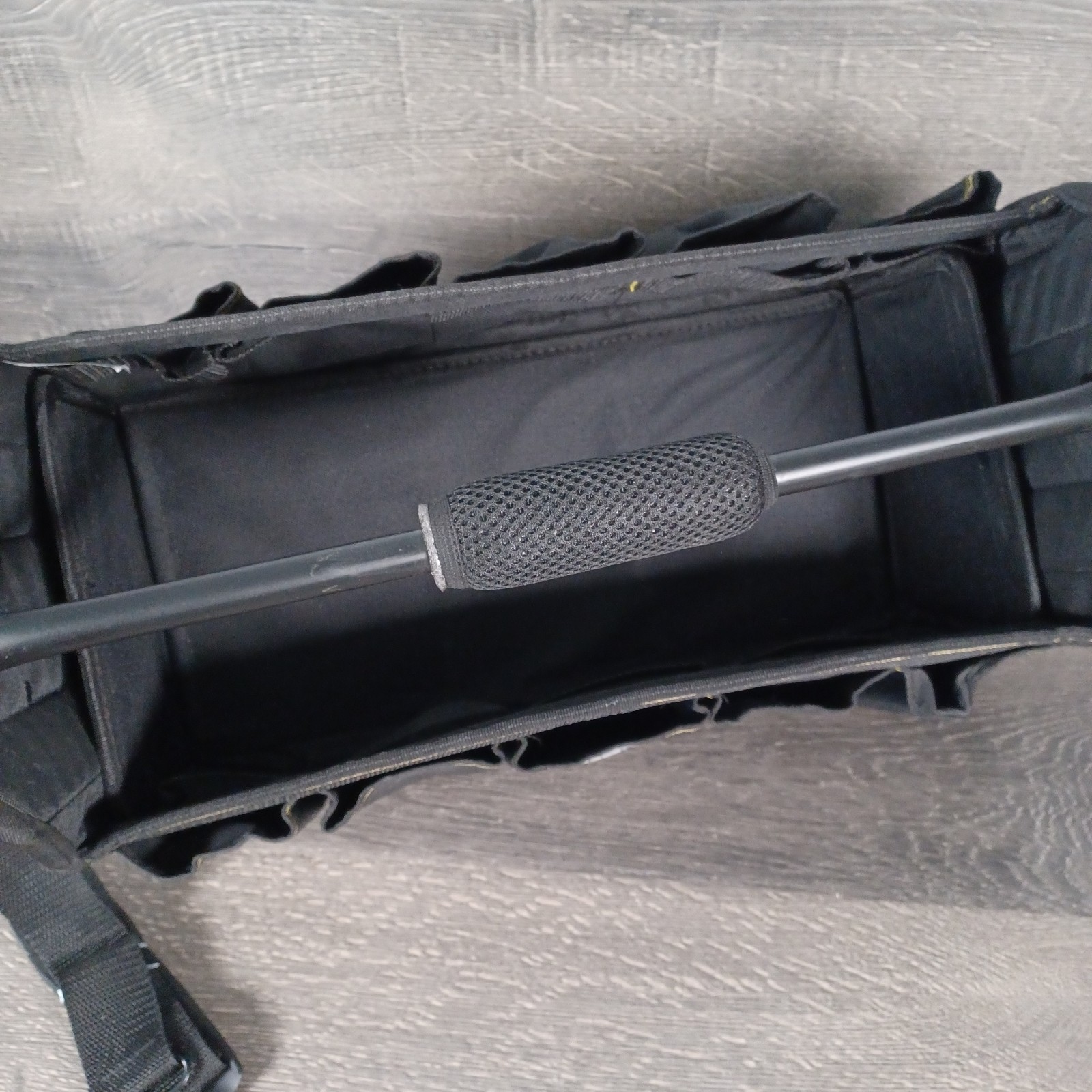 Lot of 2 Voyager Rugged Fabric Hardware Tool Carrier Tote Bag with Carry Strap