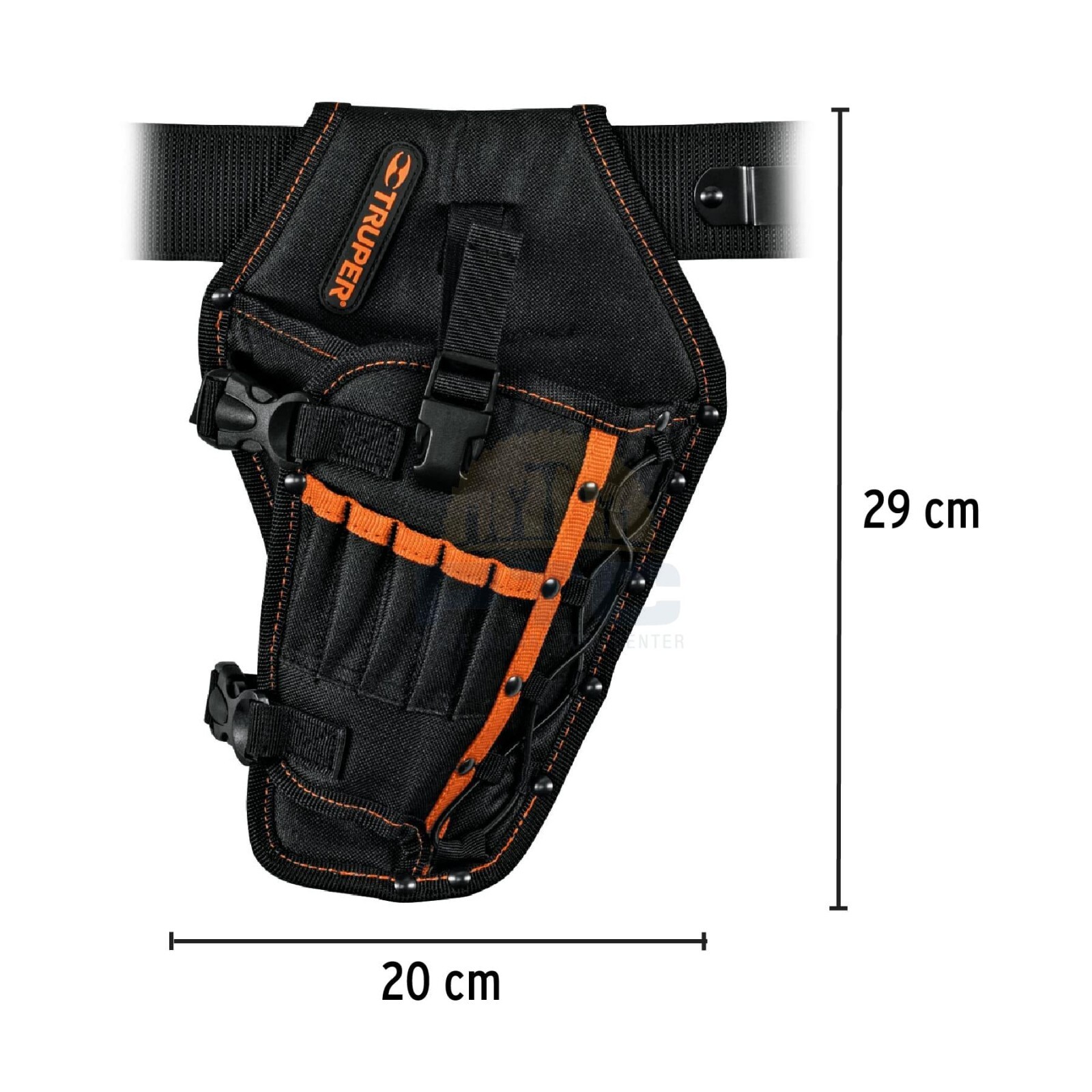 Truper POT-5B Polyester drill holder, 6 compartments