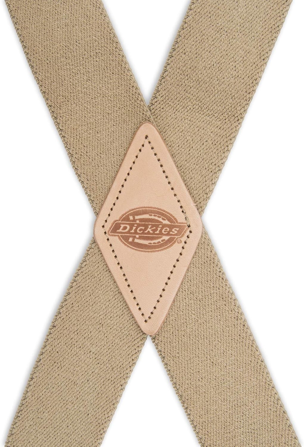 Dickies Men’s 1 1/2 inch Solid Straight Clip Adjustable X One Size, Beige