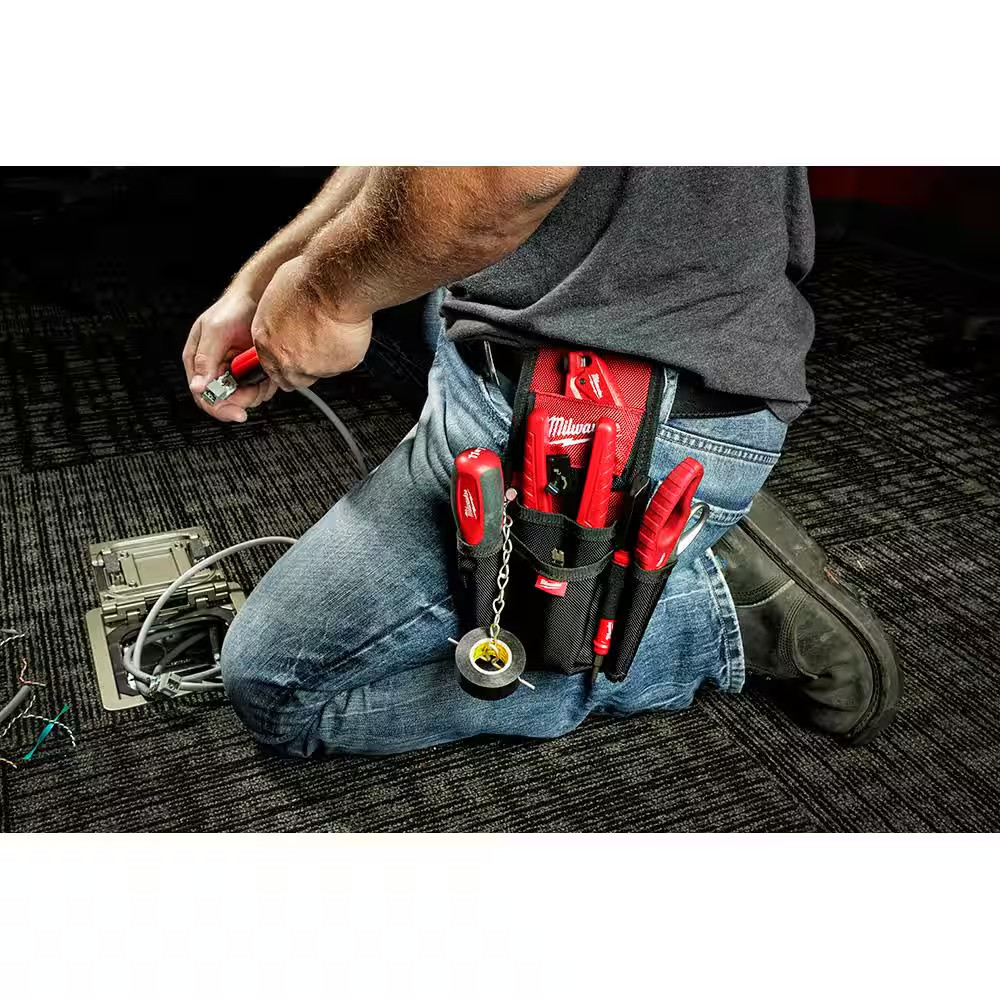 10 In. Jobsite Backpack with 7-Pocket Compact Utility Pouch