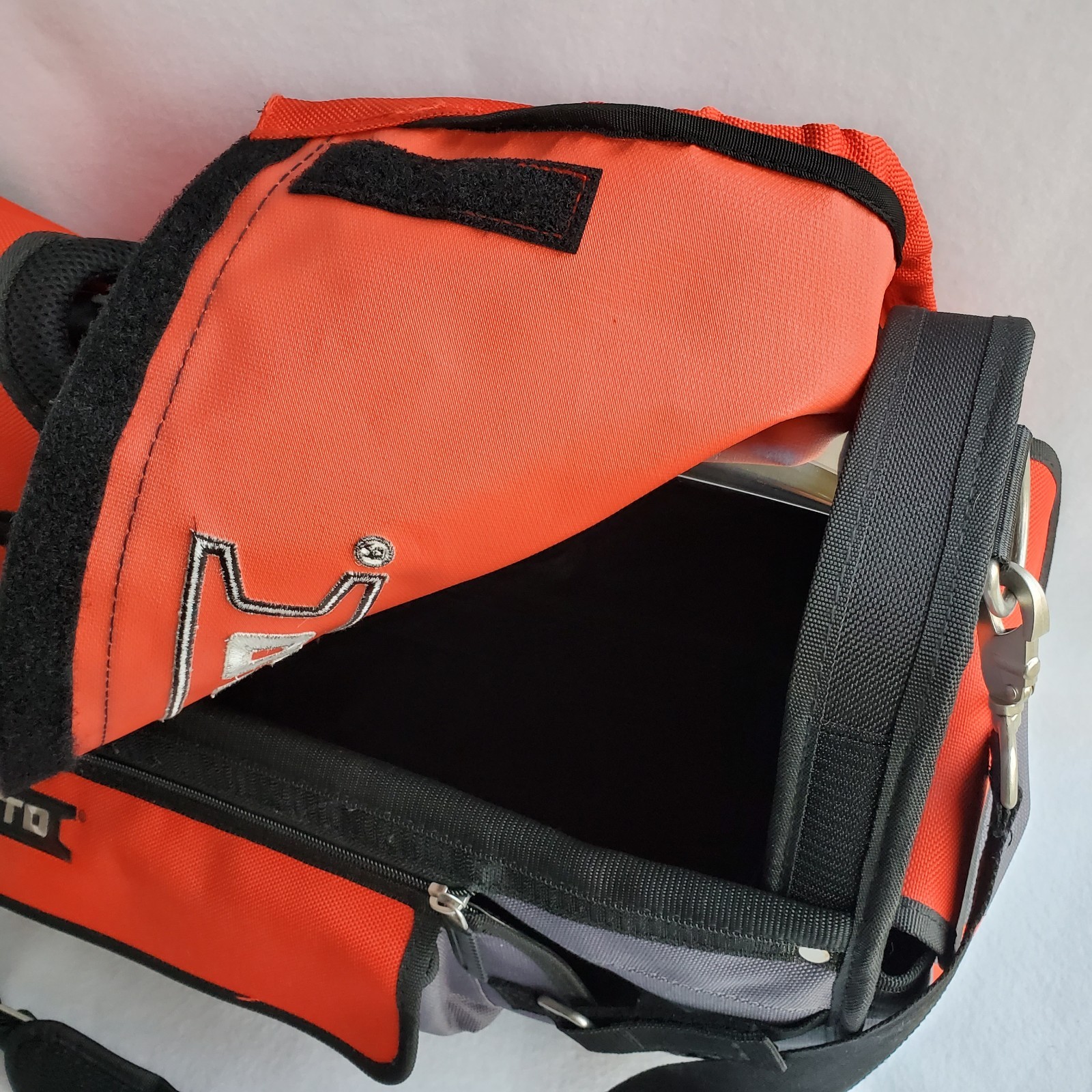 Proto J120TB Open Tote 10 Pocket Tool Bag Large 20″ x 11″ x 15″ Red & Gray LOOK