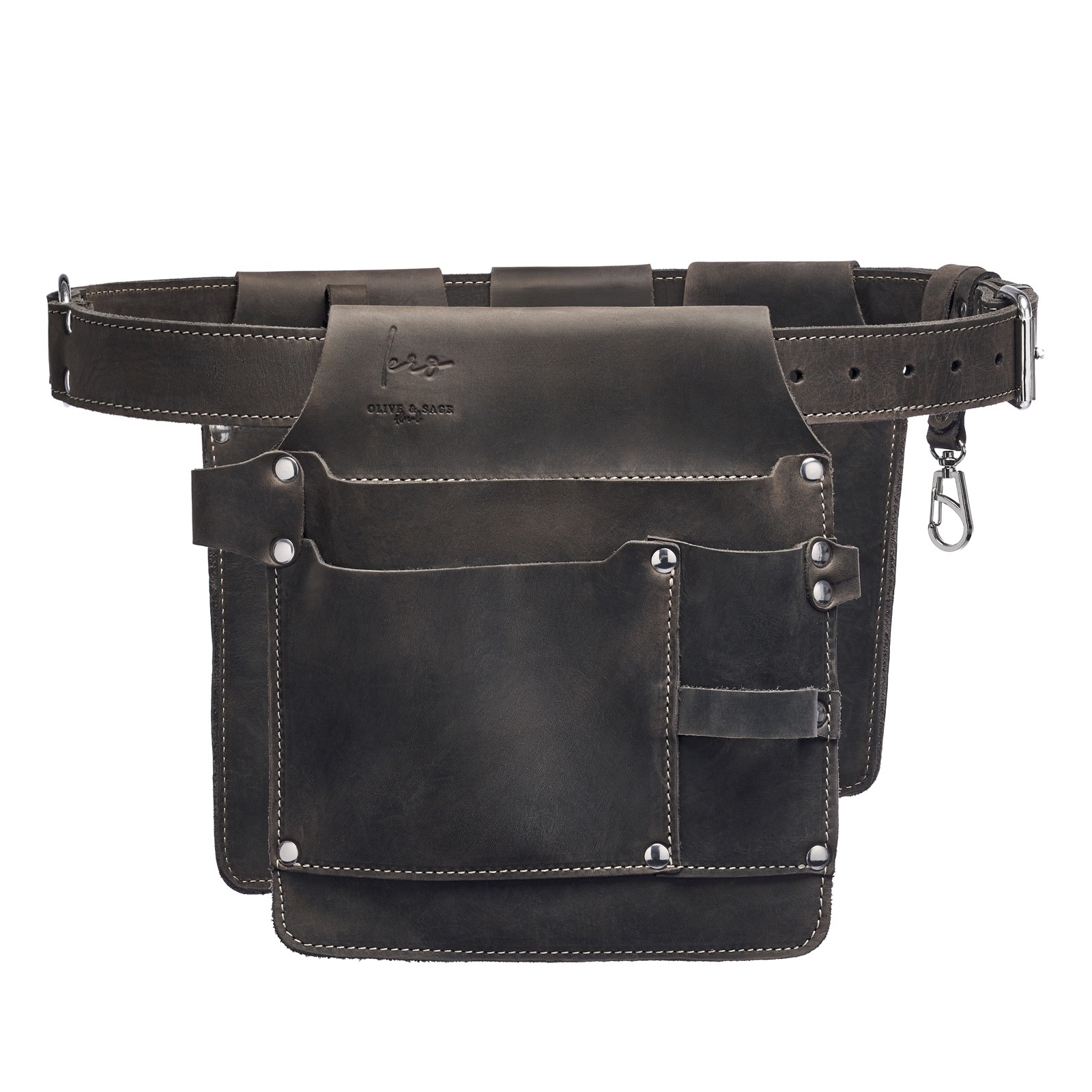 Adjustable Garden Belt — Leather Tool Belt. FLORIST tool belts. Leather belt.