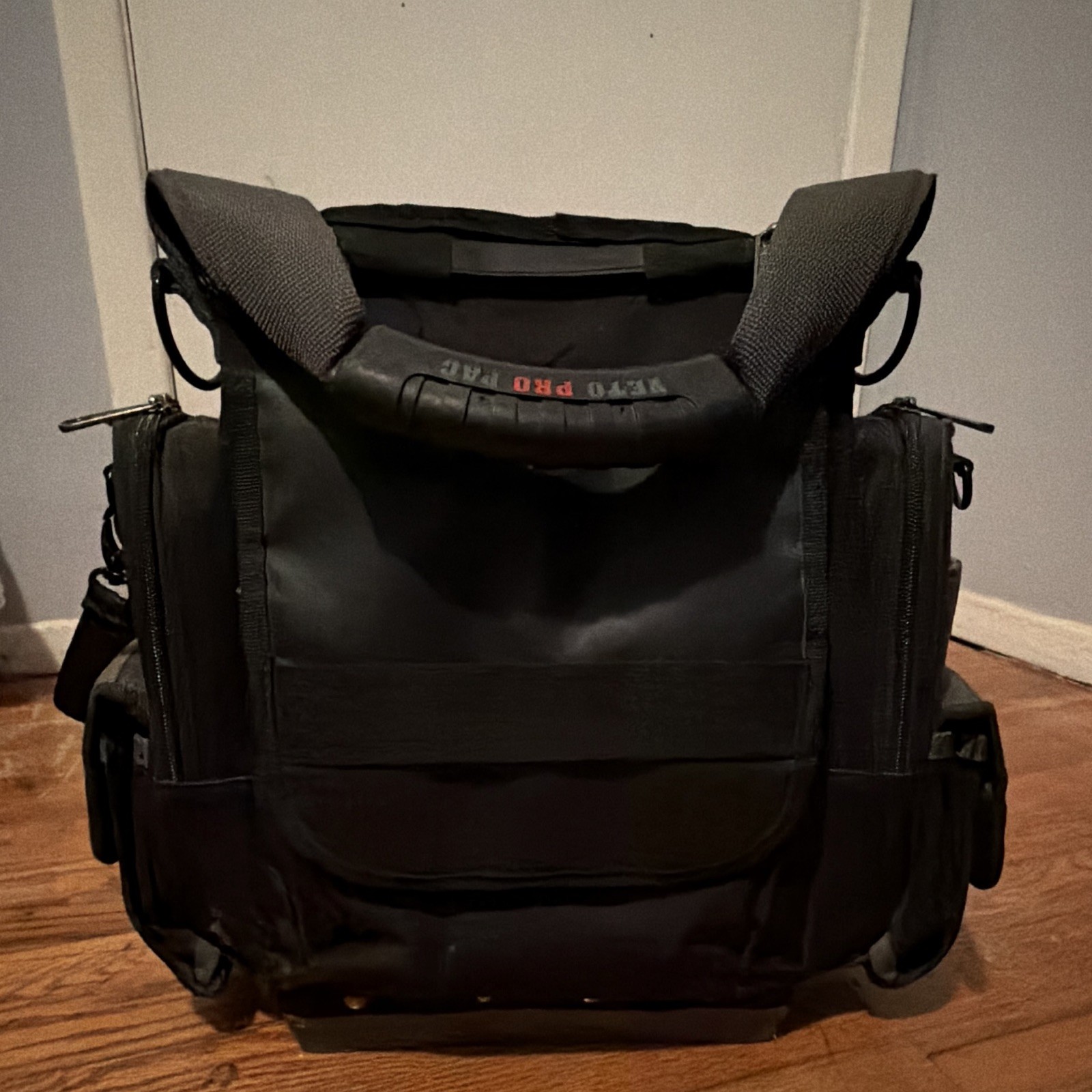 VETO PRO PAC Tech Pac Tool Backpack Black/Gray Padded Straps w/ Handle