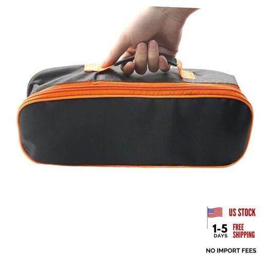 Vacuum Cleaner Tool Bag, 14.4×4.3×5.1 Inch, 14.4 x 4.3 x 5.1inch Black