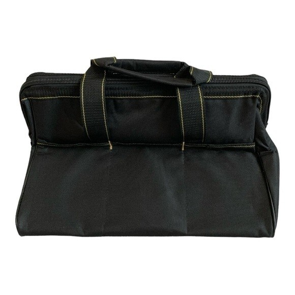 Unisex Voyager Heavy Duty Canvas Tool Bag Tote 15x10x9 Black New
